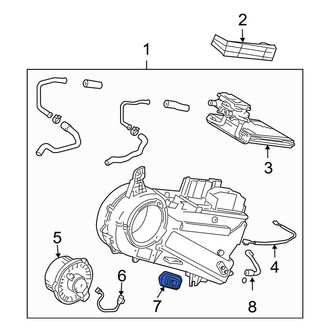 Toyota OE - Rear HVAC Blower Motor Resistor