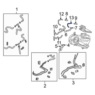 Toyota OE - HVAC Heater Hose