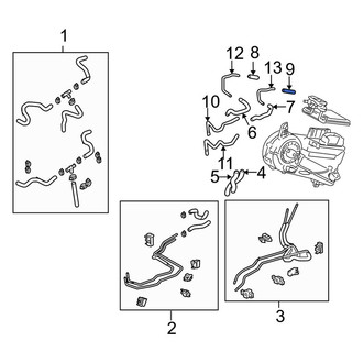 Toyota OE - HVAC Heater Hose