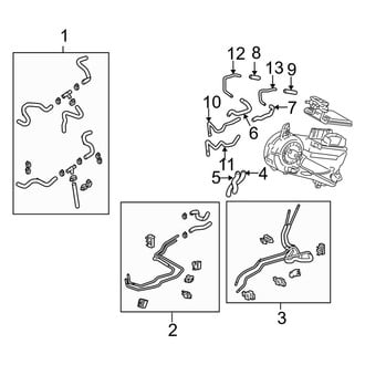 Toyota OE - Air Conditioner & Heater - Hoses & Pipes