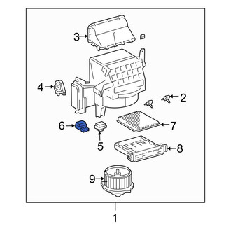 Toyota OE - Front HVAC Blower Motor Control Module