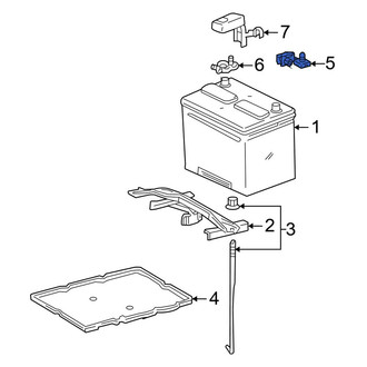Toyota OE - Battery Cable Terminal End