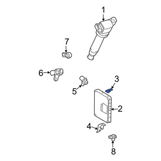 Toyota OE - Upper Engine Control Module (ECM) Bracket