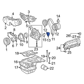 Toyota OE - Engine Timing Belt Tensioner Pulley