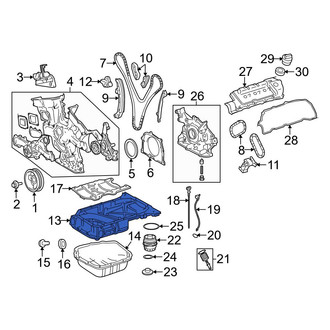Toyota OE - Upper Engine Oil Pan