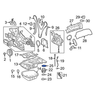 Toyota OE - Engine Oil Filter Housing Cover O-Ring