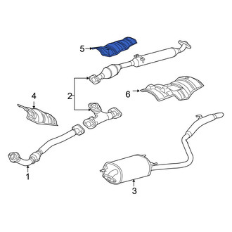 Toyota OE - Center Floor Pan Heat Shield