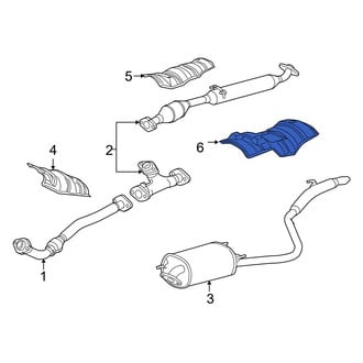 Toyota OE - Rear Floor Pan Heat Shield