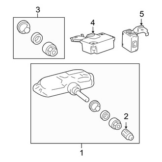 Toyota OE - Wheels - Tire Pressure Monitor Components (CE / LE / XLE)