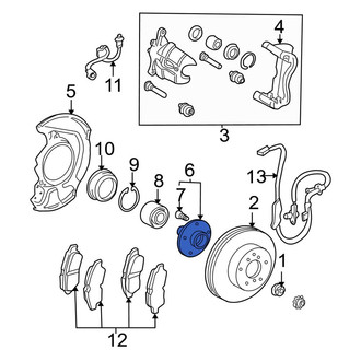 Toyota OE - Front Wheel Hub