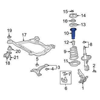 Toyota OE - Front Upper Coil Spring Insulator
