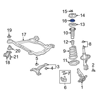 Toyota OE - Front Suspension Strut Bearing
