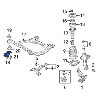 Toyota OE - Front Left Engine Cradle Brace