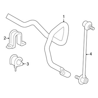 Toyota OE - Front Suspension - Stabilizer Bar & Components (FWD)