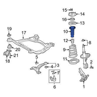 Toyota OE - Front Upper Coil Spring Insulator