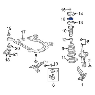 Toyota OE - Front Suspension Strut Bearing