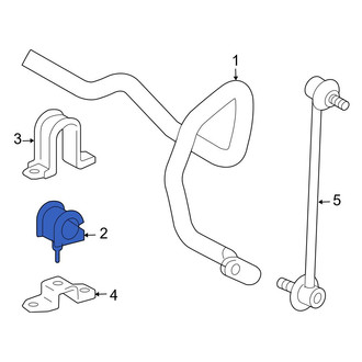 Toyota OE - Front Suspension Stabilizer Bar Bushing