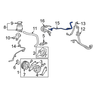 Toyota OE - Power Steering Return Hose