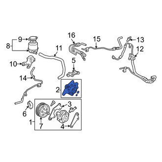 Toyota OE - Power Steering Pump Seal Kit