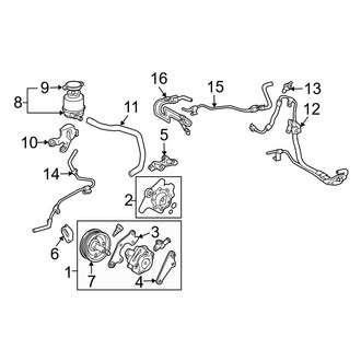 Toyota OE - Steering Gear & Linkage - Pump & Hoses