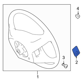 Toyota OE - Right Lower Steering Wheel Back Cover