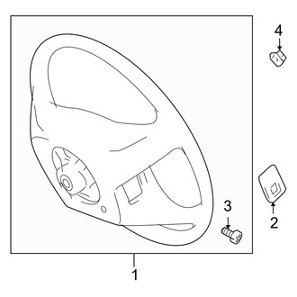 Toyota OE - Steering Wheel & Trim (W/O Cruise Control)