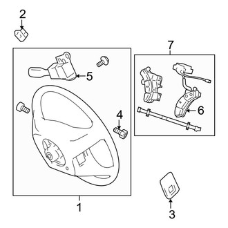 Toyota OE - Steering Wheel & Trim (With Cruise Control, With Radio Control)