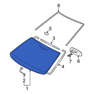 Toyota OE - Front Windshield