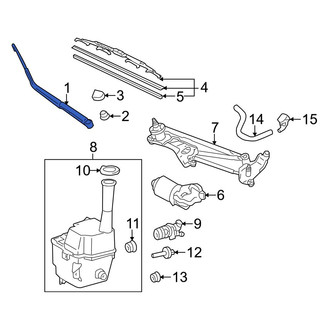 Toyota OE - Front Right Wiper Arm