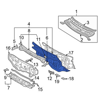 Toyota OE - Front Firewall