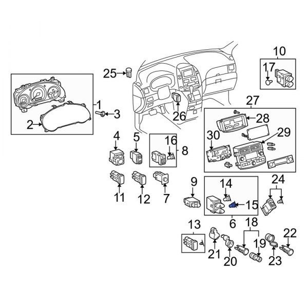 Instrument Panel Light Bulb