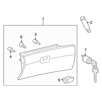 Toyota OE - Instrument Panel - Glove Box