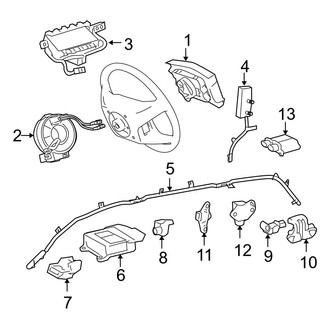 Toyota OE - Restraint Systems - Air Bag Components