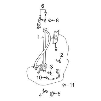 Toyota OE - Restraint Systems - Front Seat Belts