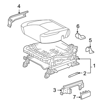 Toyota OE - Seats & Tracks - Tracks & Components (Passenger Seat)
