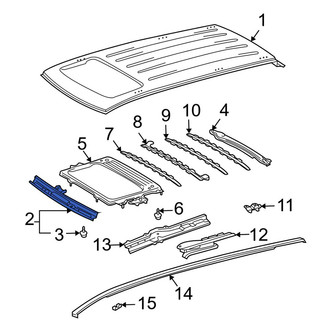 Toyota OE - Front Roof Header Panel