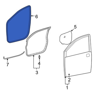 Toyota OE - Front Left Outer Door Seal