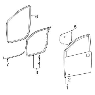 Toyota OE - Front Door - Door & Components