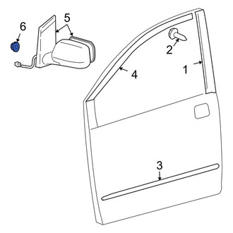 Toyota OE - Door Mirror Nut
