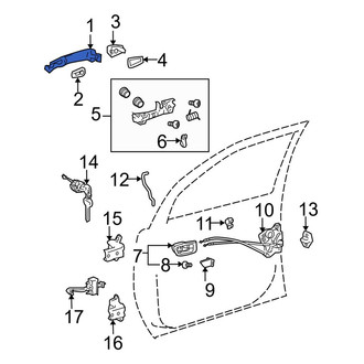 Toyota OE - Front Outer Exterior Door Handle