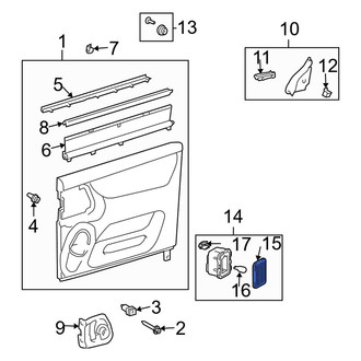 Toyota OE - Rear Courtesy Light Lens