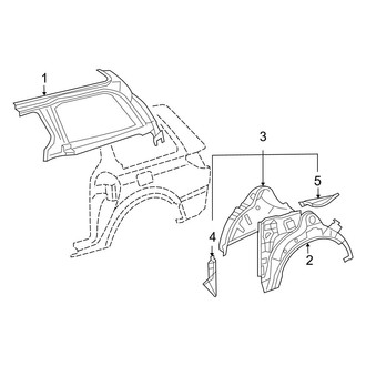 Toyota OE - Side Panel - Inner Structure