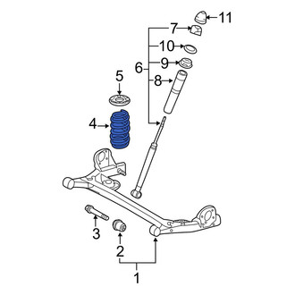 Toyota OE - Rear Coil Spring