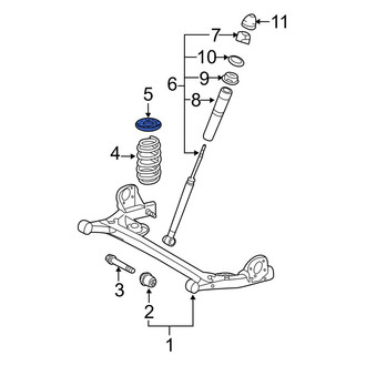 Toyota OE - Rear Coil Spring Insulator