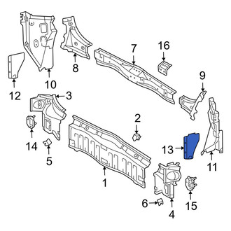 Toyota OE - Left Rear Body Reinforcement