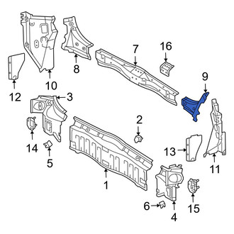 Toyota OE - Rear Left Inner Rear Body Panel