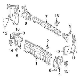 Toyota OE - Rear Body & Floor - Rear Body