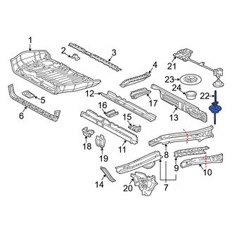 Toyota OE - Spare Tire Stud