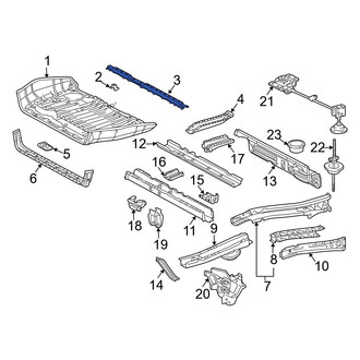 Toyota OE - Rear Floor Pan Reinforcement