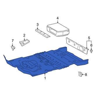Toyota OE - Rear Floor Carpet